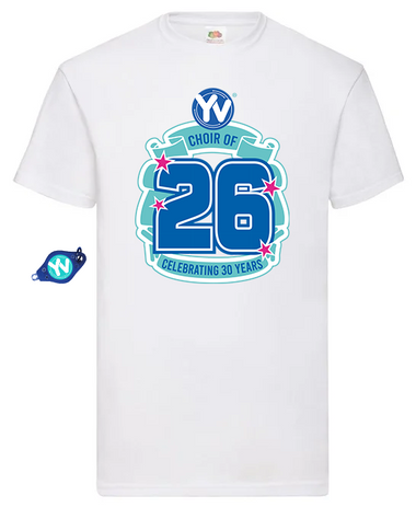 Official Young Voices 2026 Choir T Shirt & Torch - ADULT
