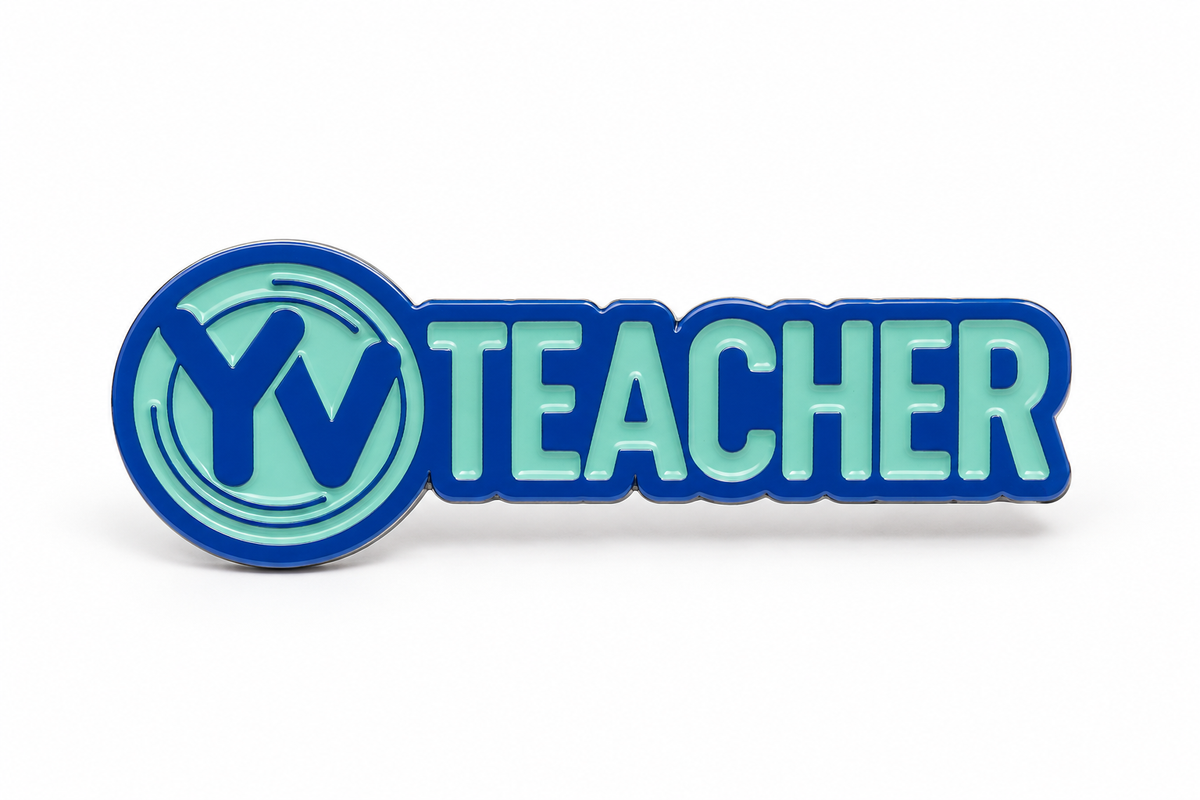 YV Enamel Teacher Badge