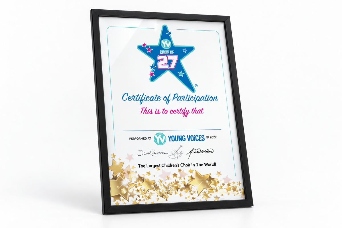 A4 Signed Certificate of Participation 2027