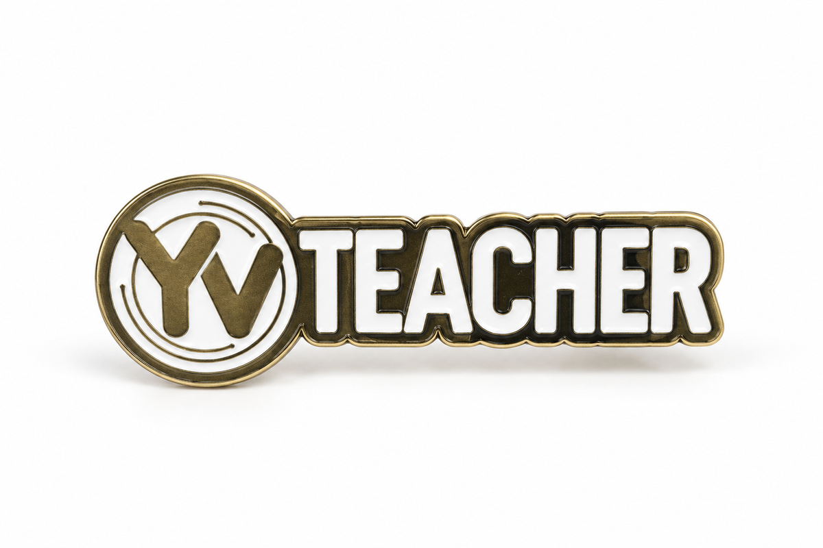 YV Enamel Teacher Badge