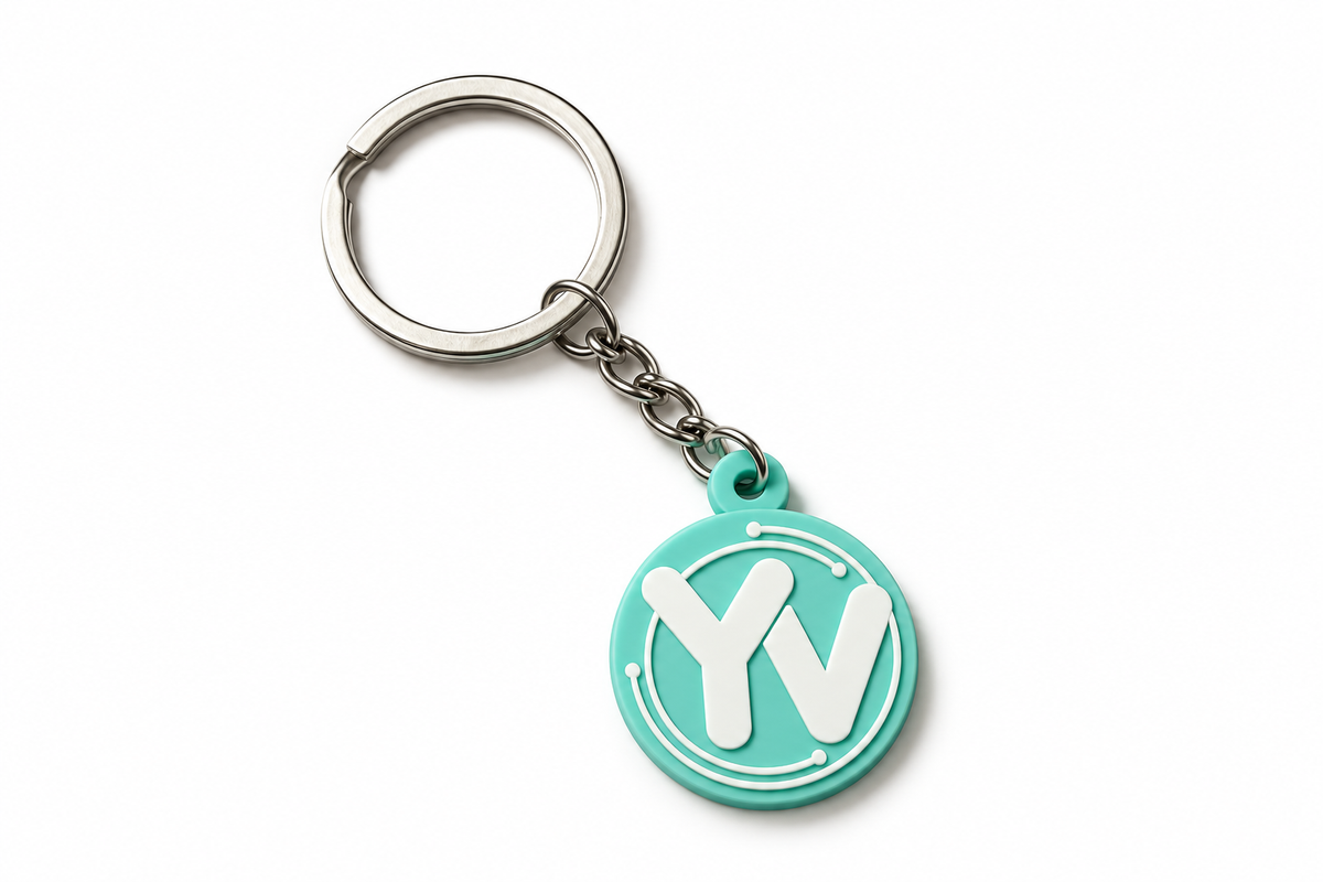 YV PVC Keyring