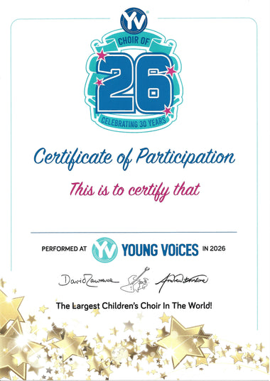 A4 Signed Certificate of Participation 2026
