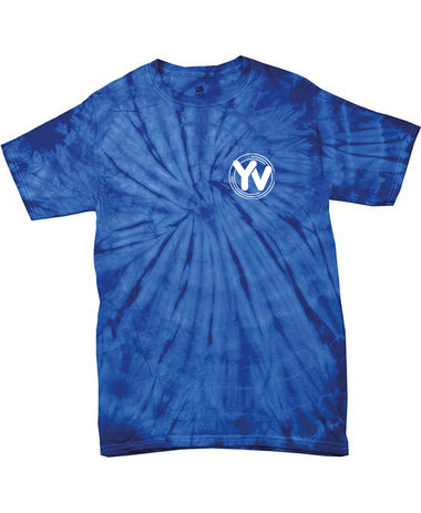 Young Voices Adults Size Blue Tie Dye Tee